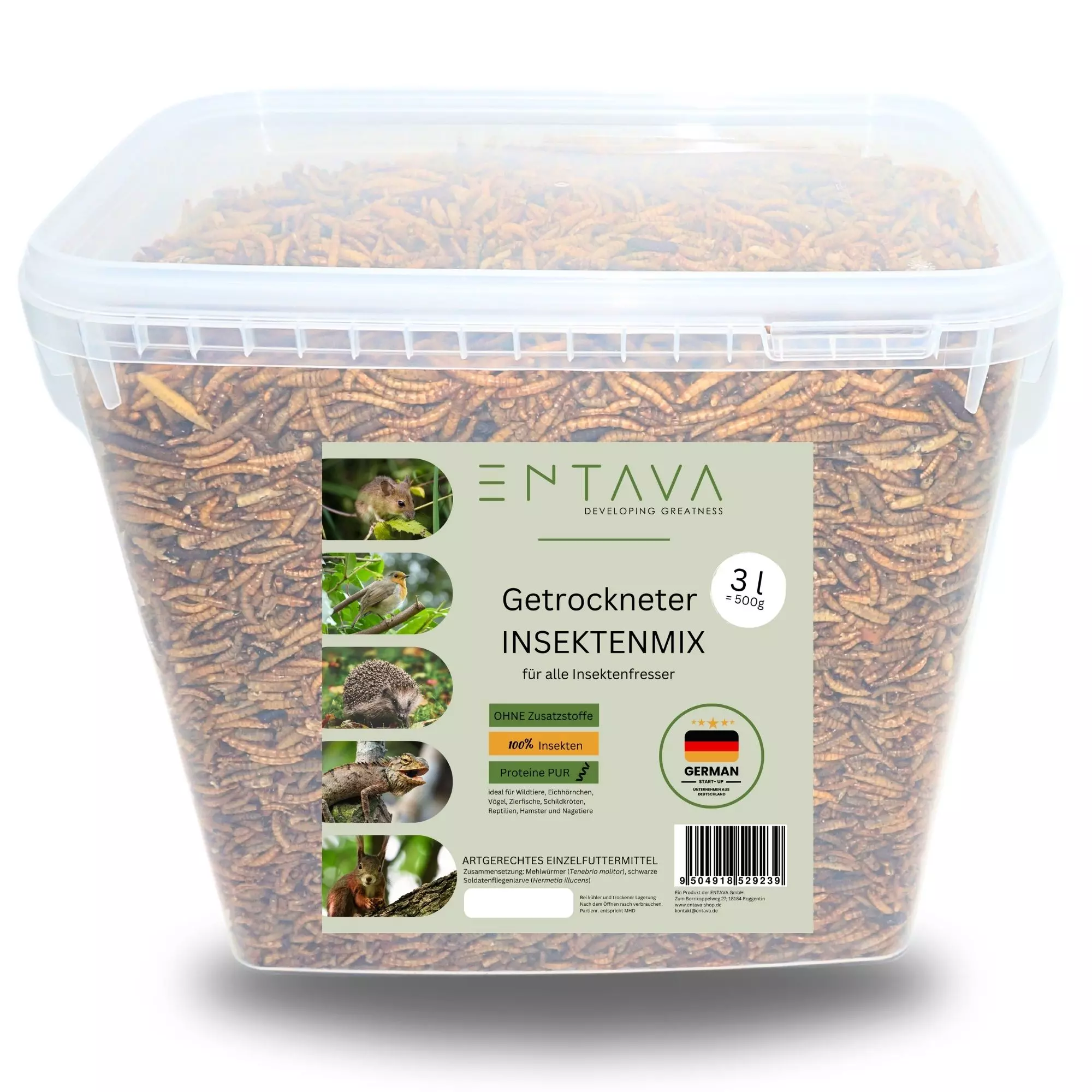 SPENDE Igelhilfe Schulzendorf: 3l nachhaltiger Insektenmix 