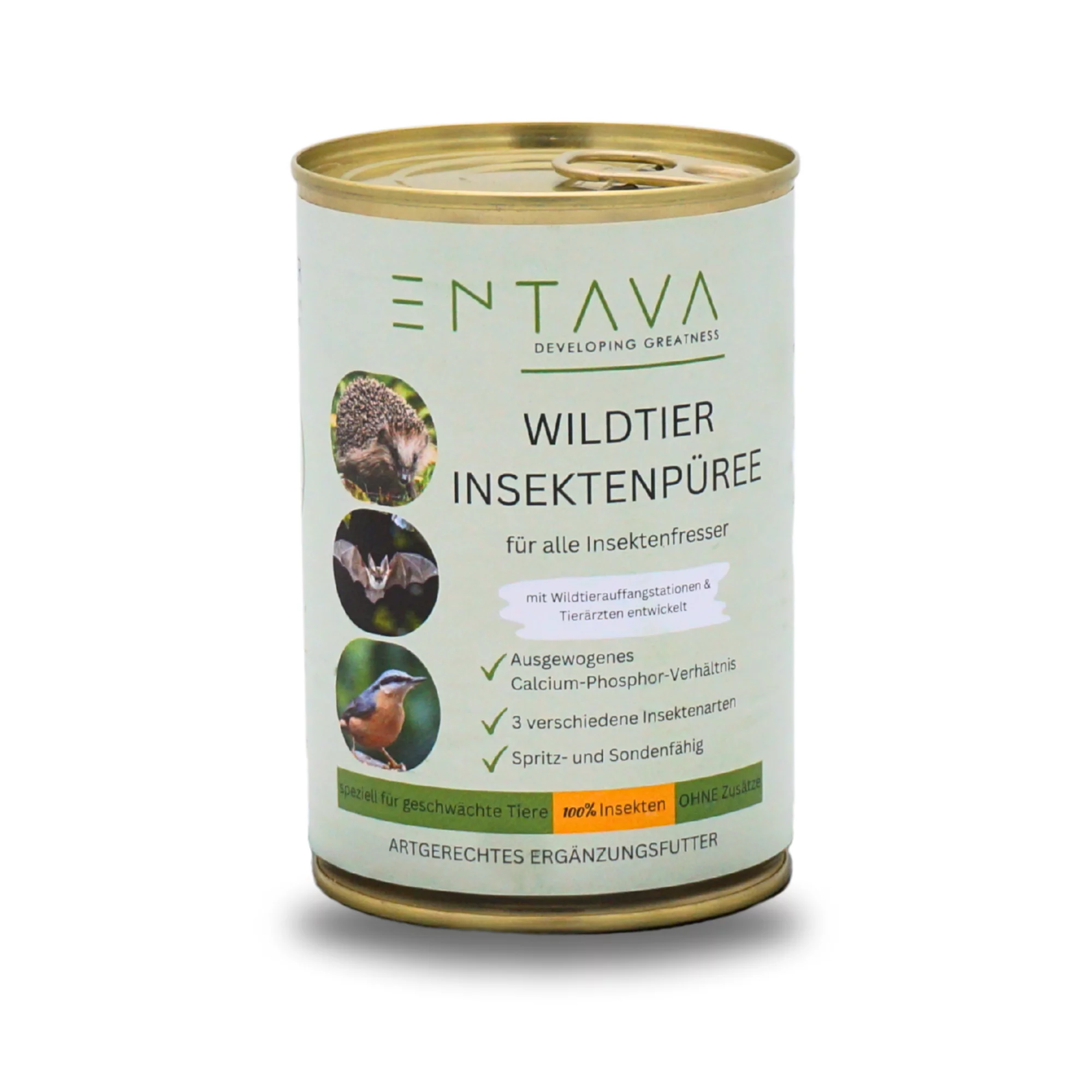 SPENDE Igelhilfe Schulzendorf: Wildtier Insektenpüree 400g Dose